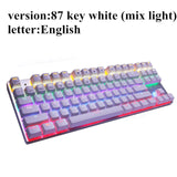 Metoo  Edition Mechanical Keyboard 87 keys Blue Switch