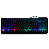 Gaming Keyboard 7-Color LED Backlight 104 Keys